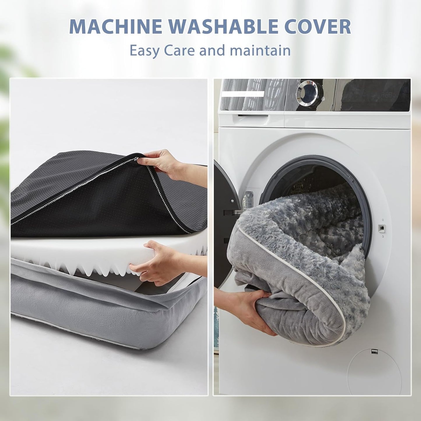 Orthopedic Memory Foam Dog Bed – Waterproof & Washable Sofa for Large Dogs (XL–3XL)