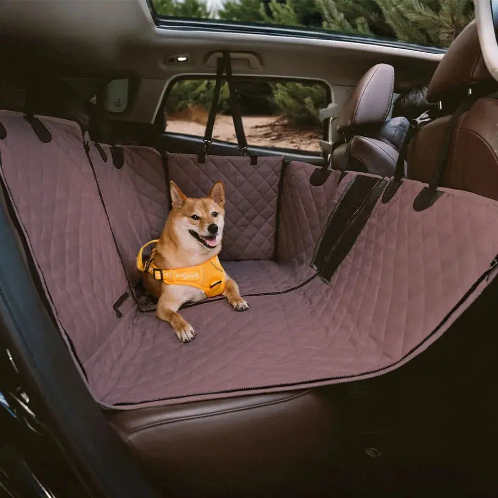 Dog Car Seat Cover & Hammock – Waterproof 6-in-1 Back Seat Protector, Washable