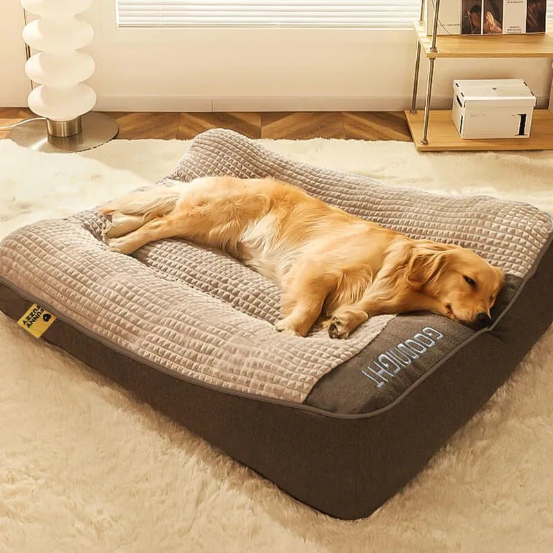 Orthopedic Large Dog Cushion Bed – Washable, Supportive XL–3XL Bed for Big Breeds