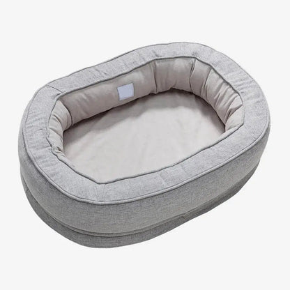 Orthopedic Calming Dog Bed – Washable Waterproof Donut Bed for Puppies & Large Dogs
