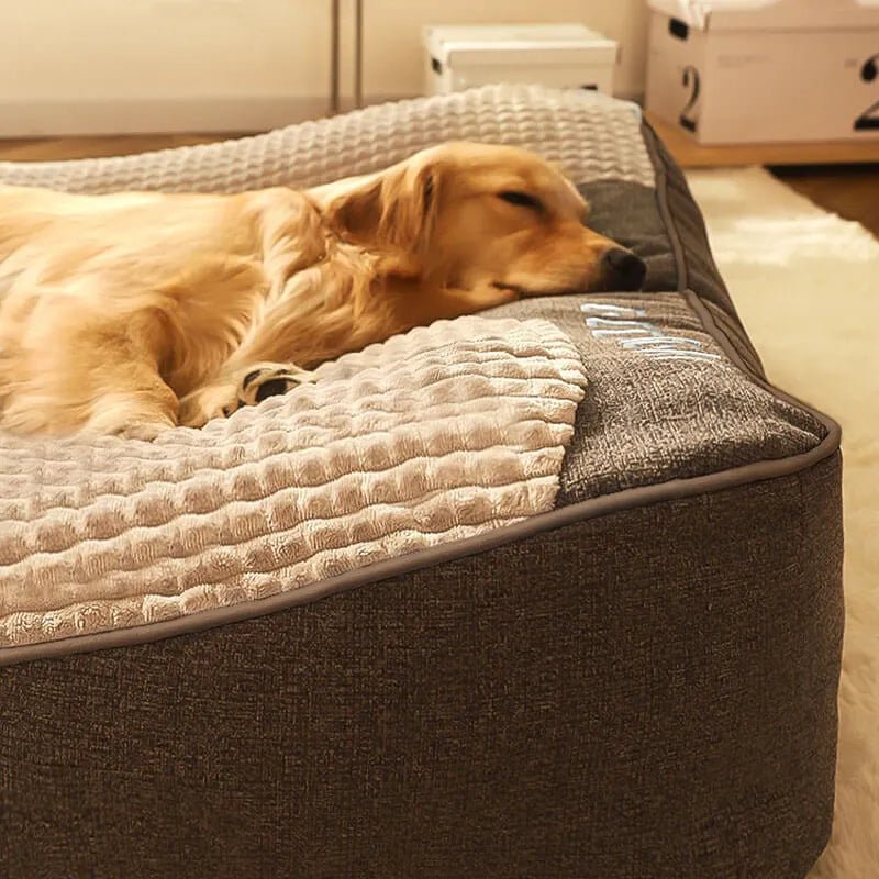 Orthopedic Large Dog Cushion Bed – Washable, Supportive XL–3XL Bed for Big Breeds