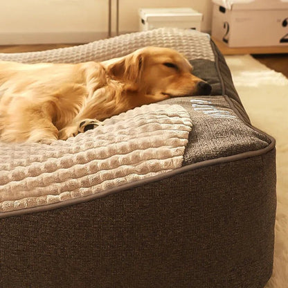Orthopedic Large Dog Cushion Bed – Washable, Supportive XL–3XL Bed for Big Breeds