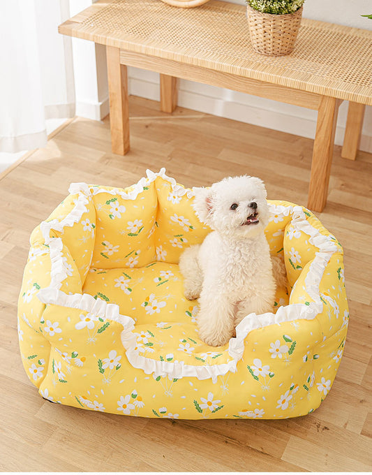 Cosy & Washable Bed for Small Dogs and Cats | All-Season Comfort