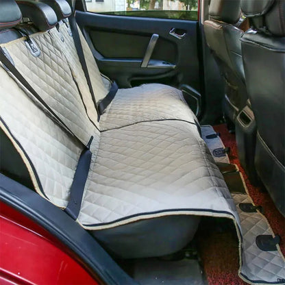 Dog Car Seat Cover & Hammock – Waterproof 6-in-1 Back Seat Protector, Washable