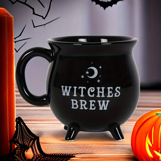 Witch Brew Coffee Mug,350ml/ 11.8oz Ceramic Coffee Cup, Water Cups,Summer Winter Drinkware,Birthday Gifts,Halloween Gift