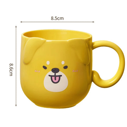 Cute Cat Mouthwash mug Toothbrush Cup Home Travel Cartoon Thickened Wash Cup