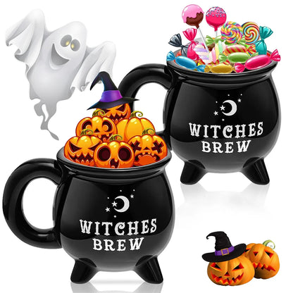 Witch Brew Coffee Mug,350ml/ 11.8oz Ceramic Coffee Cup, Water Cups,Summer Winter Drinkware,Birthday Gifts,Halloween Gift