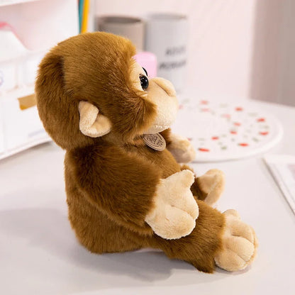 Monkey Doll Funny Plush Toys Soft Wild Animals Appease Doll Creative Birthday Gift