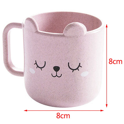 Cute Cat Mouthwash mug Toothbrush Cup Home Travel Cartoon Thickened Wash Cup