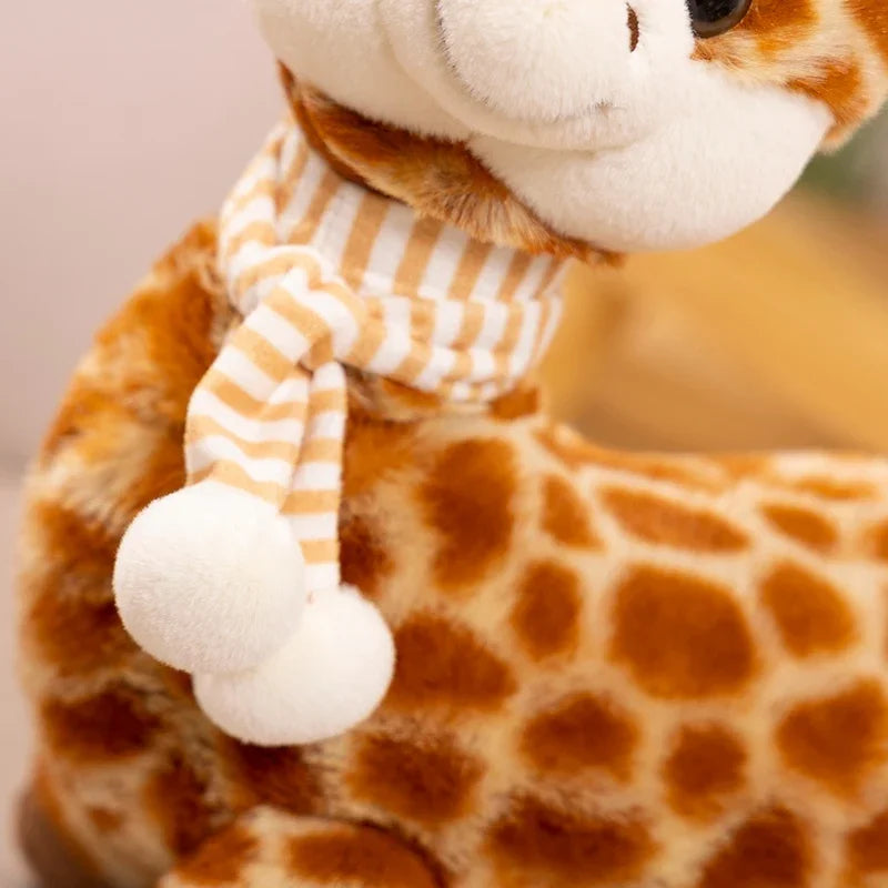 Giraffe Plush Toy Soft Plush Stuffed Animal Giraffe Doll Room Decoration Birthday Gift