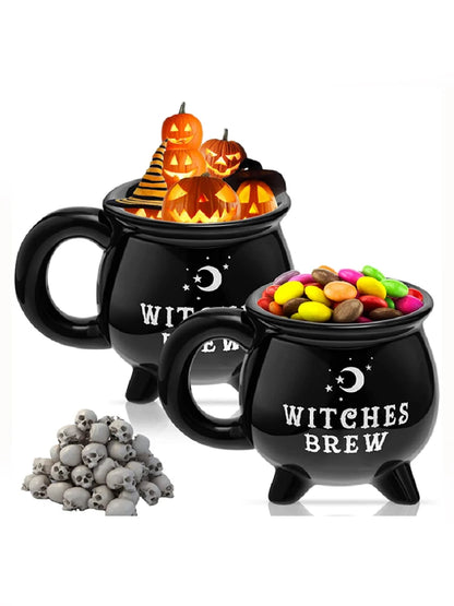 Witch Brew Coffee Mug,350ml/ 11.8oz Ceramic Coffee Cup, Water Cups,Summer Winter Drinkware,Birthday Gifts,Halloween Gift