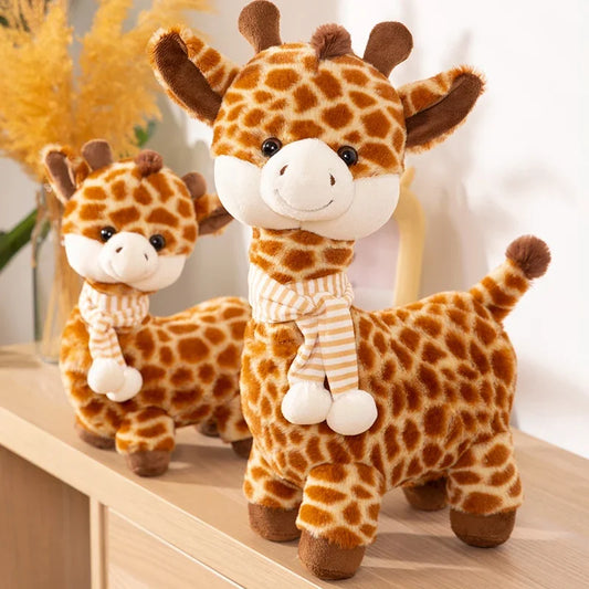 Giraffe Plush Toy Soft Plush Stuffed Animal Giraffe Doll Room Decoration Birthday Gift