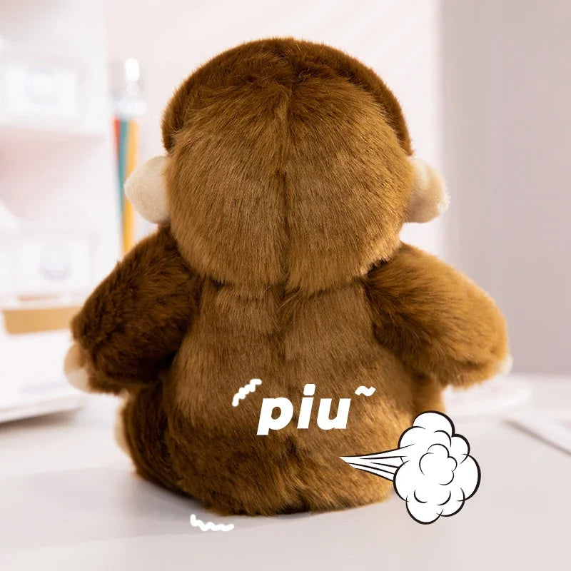 Monkey Doll Funny Plush Toys Soft Wild Animals Appease Doll Creative Birthday Gift