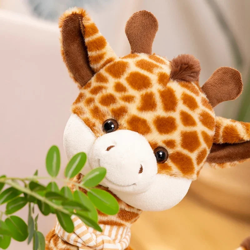 Giraffe Plush Toy Soft Plush Stuffed Animal Giraffe Doll Room Decoration Birthday Gift