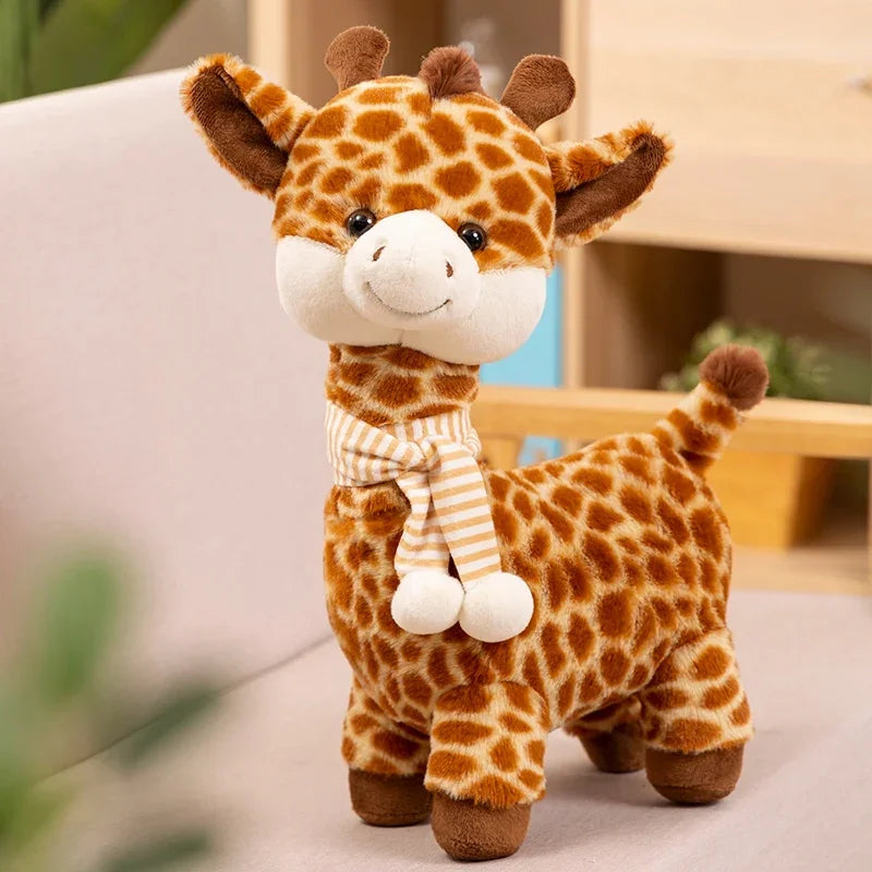 Giraffe Plush Toy Soft Plush Stuffed Animal Giraffe Doll Room Decoration Birthday Gift