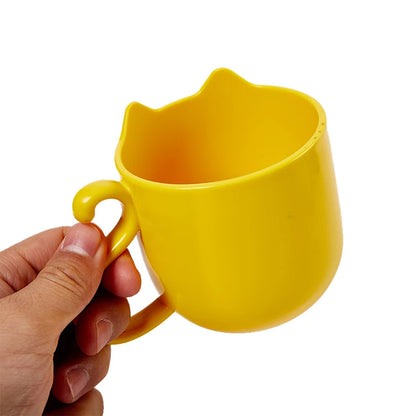 Cute Cat Mouthwash mug Toothbrush Cup Home Travel Cartoon Thickened Wash Cup