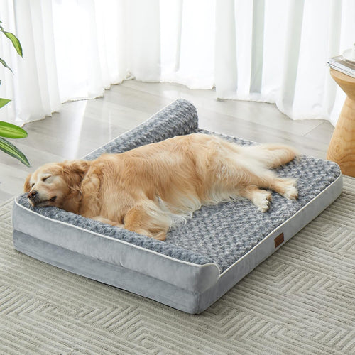 Orthopedic Memory Foam Dog Bed – Waterproof & Washable Sofa for Large Dogs (XL–3XL)