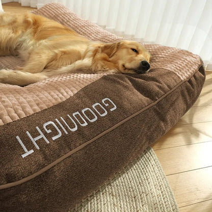 Orthopedic Large Dog Cushion Bed – Washable, Supportive XL–3XL Bed for Big Breeds